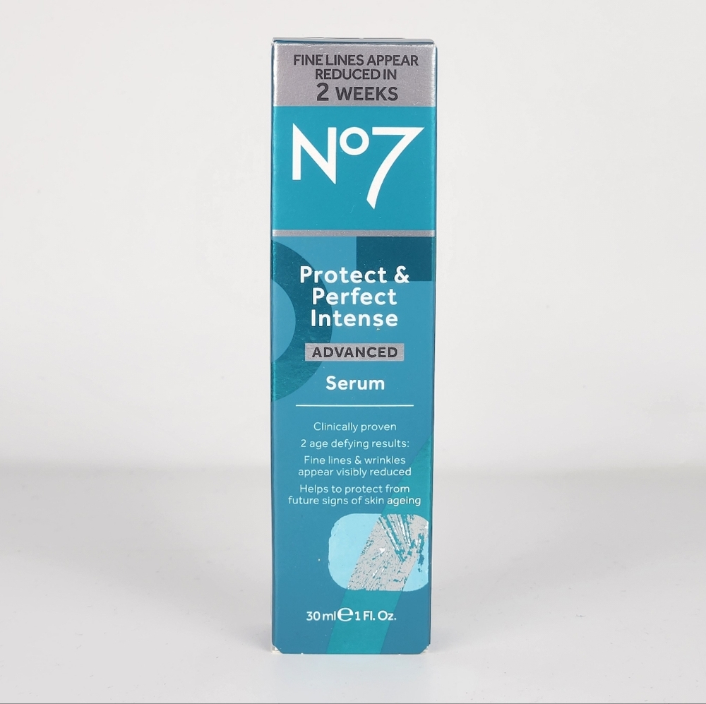 No7 Protect & Perfect Intense Advanced Serum, 1 fl oz (30 mL), NEW IN BOX SEALED